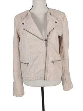Womens Gap Moto Jacket Blush Pink Size 6